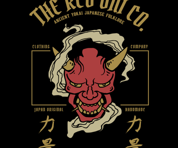 Red Oni Clothing Co. - Ancient Folklore Mascot