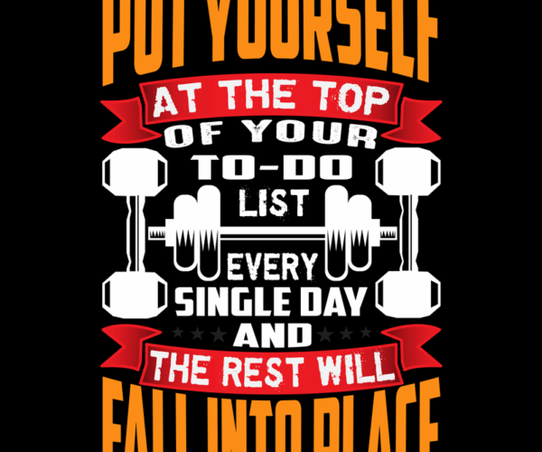 Motivational Gym - Fitness Typography