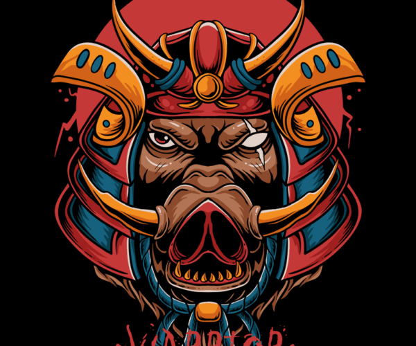 Samurai Boar - Warrior Spirit