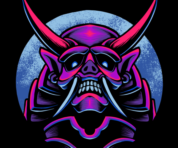 Oni Mask - Cyberpunk Demon