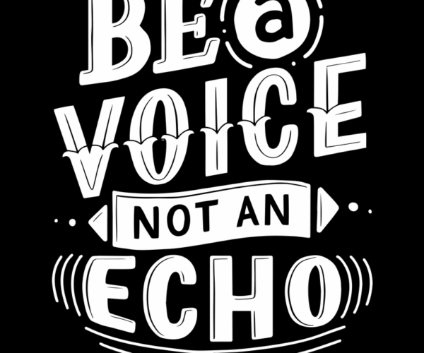 Courageous Voice - Typography Design
