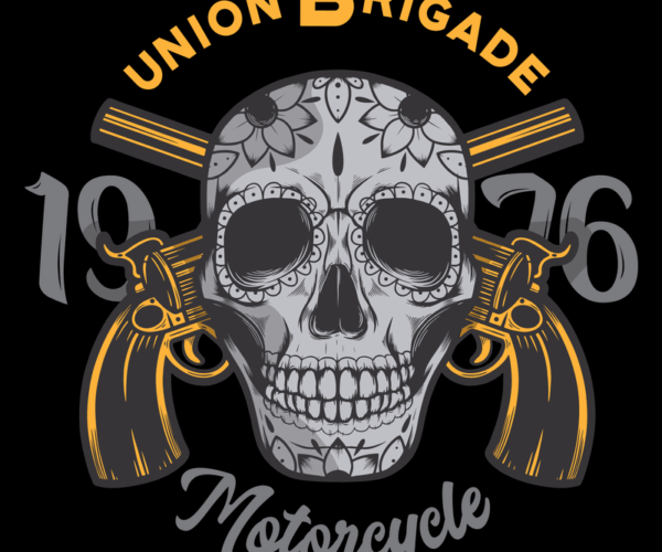 Sugar Skull Motorcycle - Union Brigade