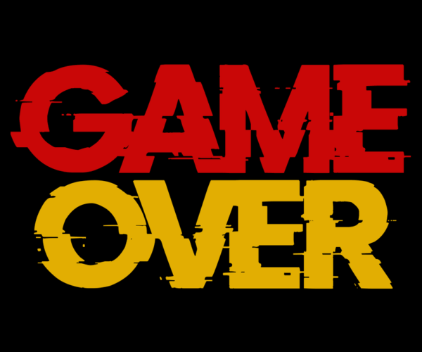Game Over - Glitch Effect Design