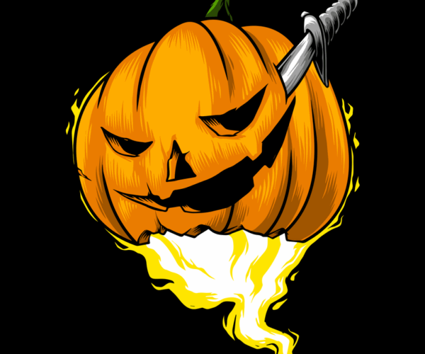 Jack-o'-Lantern - Flaming Blade Design