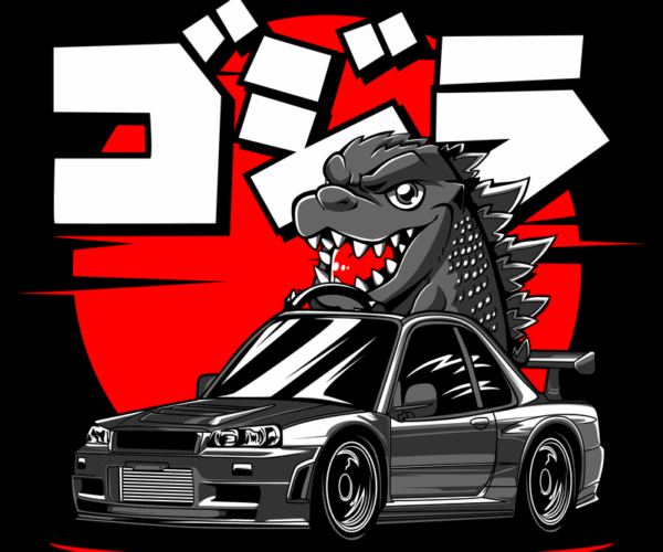 Godzilla R34 - Roaring Wheels