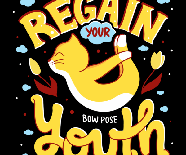 Yoga Cat - Bow Pose Youth
