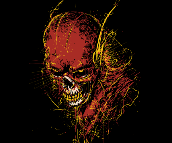 Speedster Skull - Crimson Lightning Edition