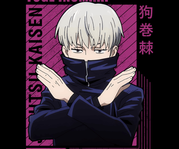 Toge Inumaki Portrait - Symbolic Silence