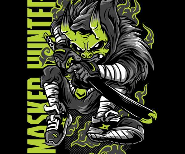 Masked Hunter - Neon Streetwear Edition