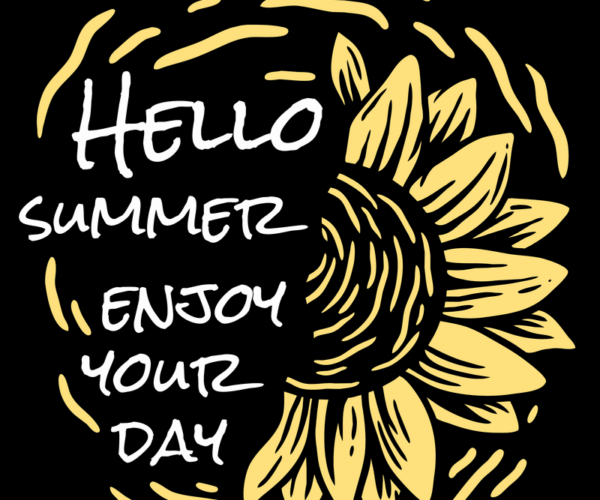Sunflower Hello - Summer Greetings