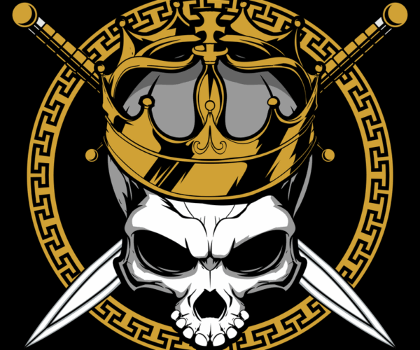 Skull King - Royal Warrior Emblem