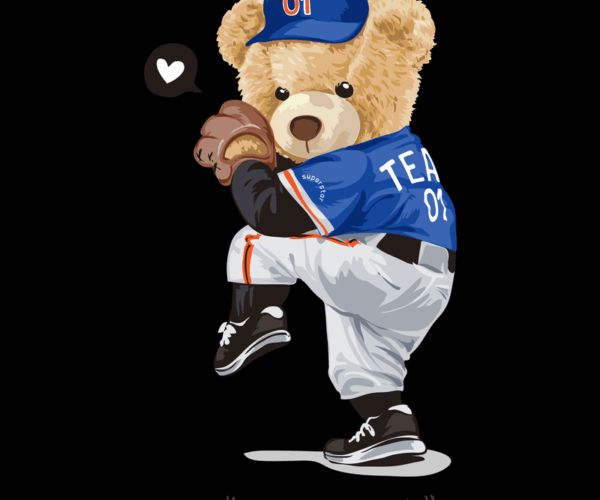Baseball Teddy - Inspirational Pitch