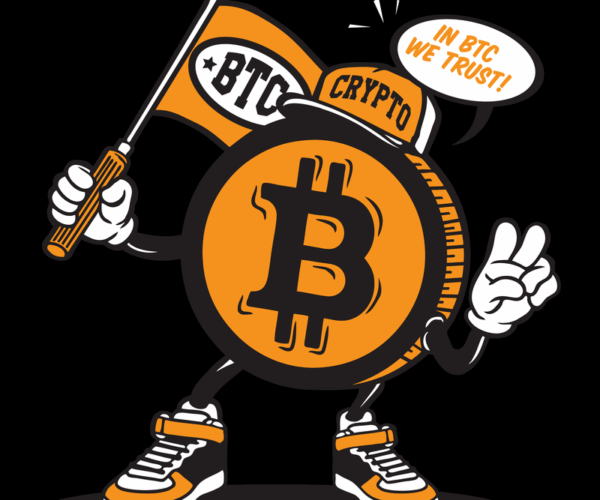 Bitcoin Mascot - Crypto Advocate