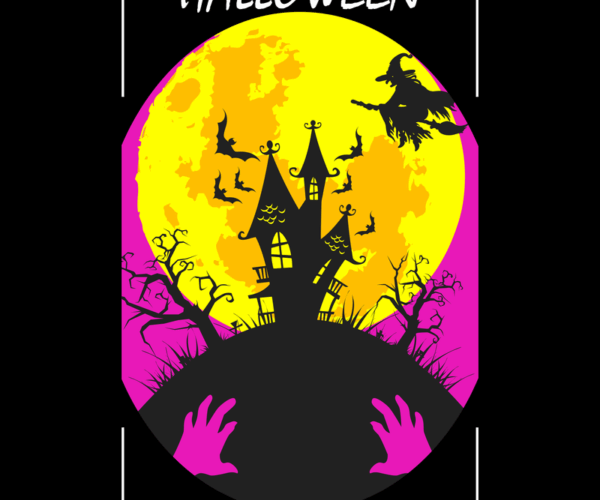 Halloween Night - Full Moon Rising