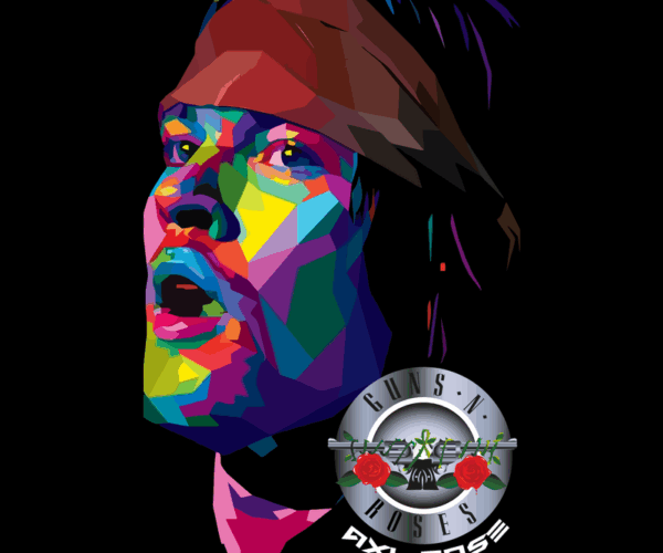 Axl Pop Art - Musical Icon