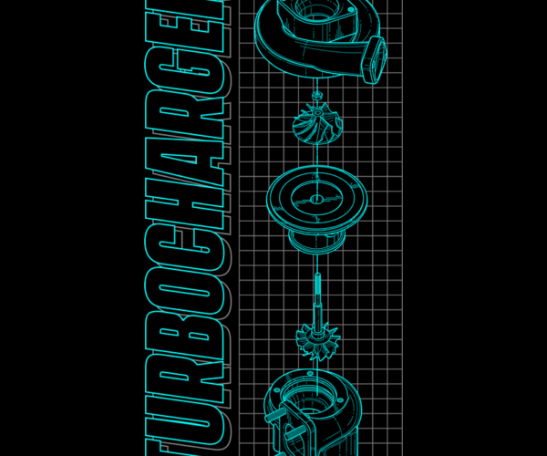 Turbocharger - Exploded View Design