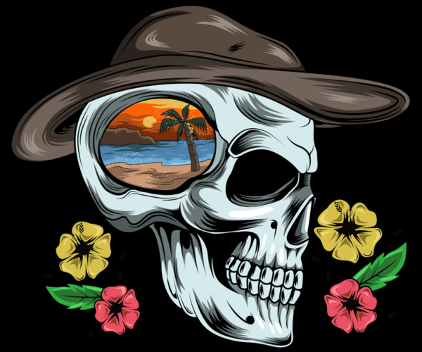 Beach Skull - Cowboy Serenity