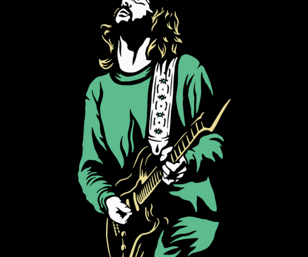 Guitar Icon - Energetic Musician