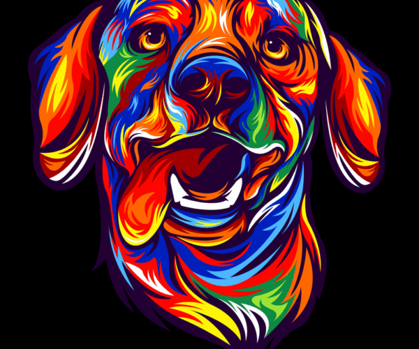 Psychedelic Pup - Retro Pop Art