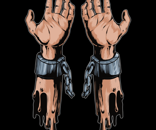 Shackled Hands - Drip Effect