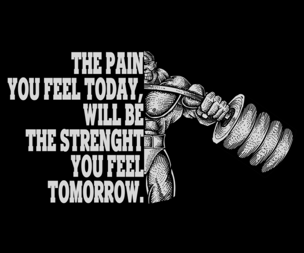 Motivational Bodybuilder + Strength Quote