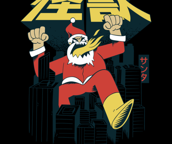 Kaiju Santa - Rampaging Holiday Threat