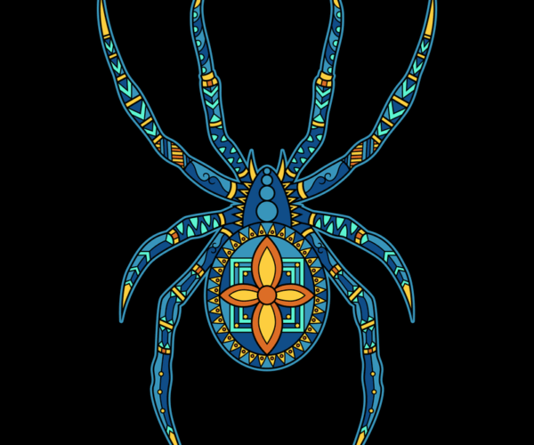Ornamental Spider - Intricate Design