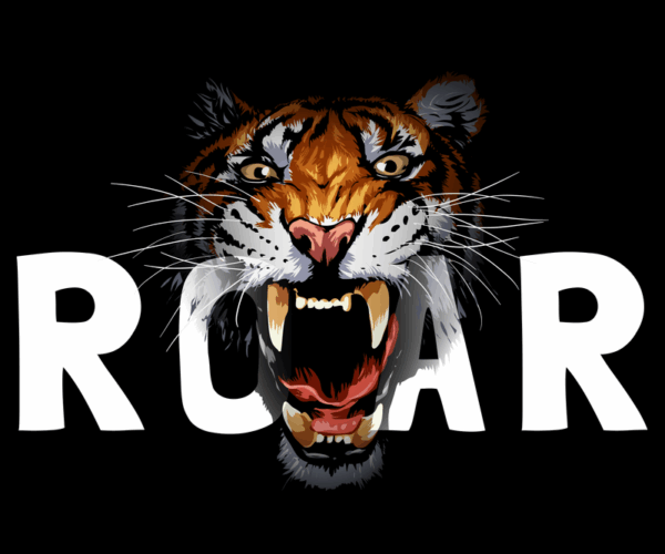 Ferocious Tiger - Intense Expression