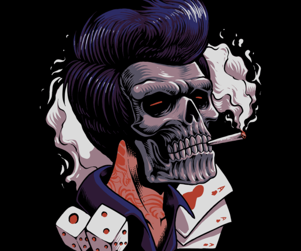 Poker Skull - Risky Business