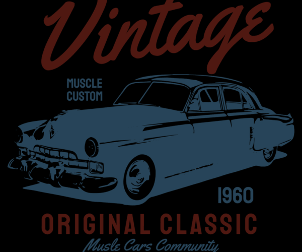 Vintage Muscle Car - Original Classic