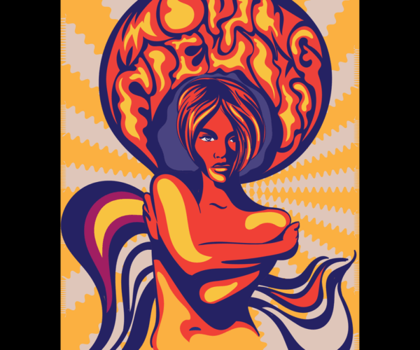Psychedelic Woman - Retro Vision