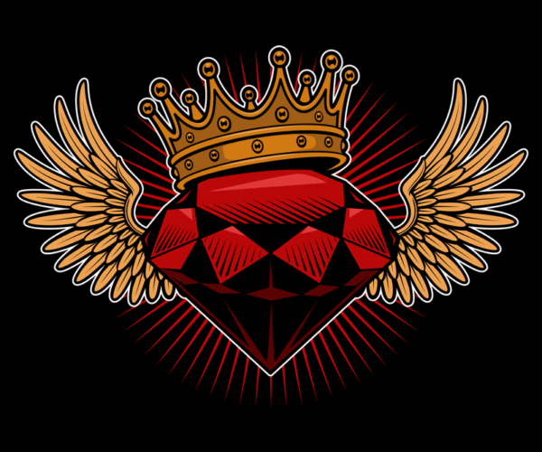 Regal Gem - Winged Royalty