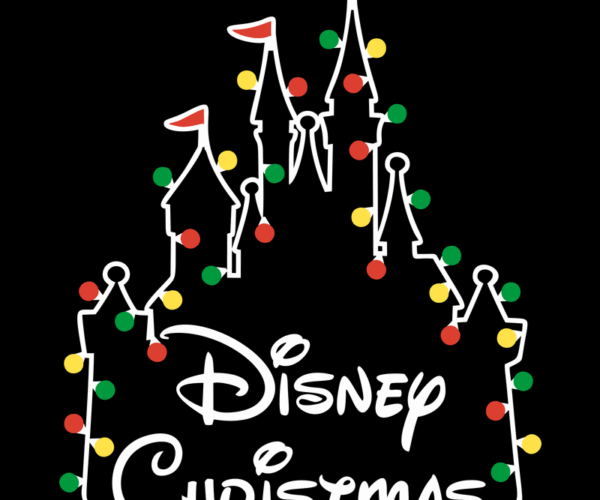 Disney Castle - Christmas Lights Edition