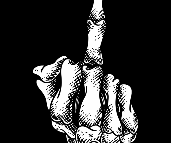 Skeletal Hand - Reversed Gesture