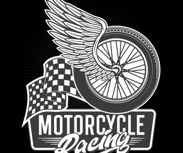 Winged Speed - Motorcycle Racing Emblem