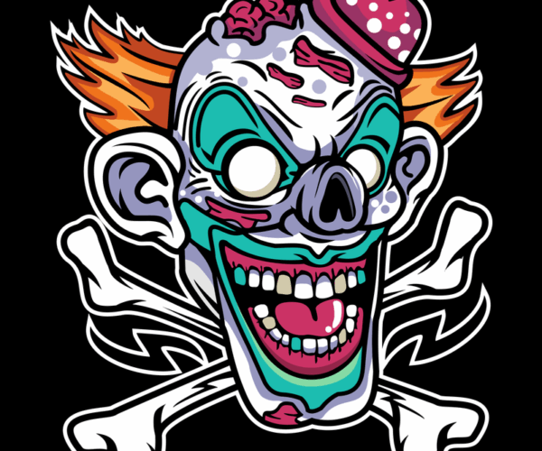 Twisted Clown - Skull and Crossbones