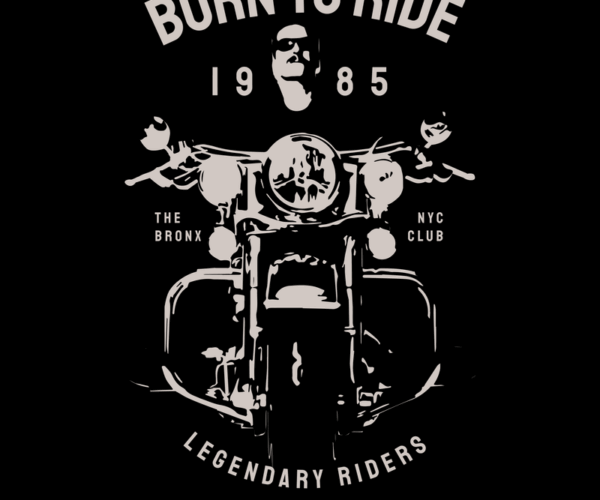 Born to Ride - Motorcycle Club Design