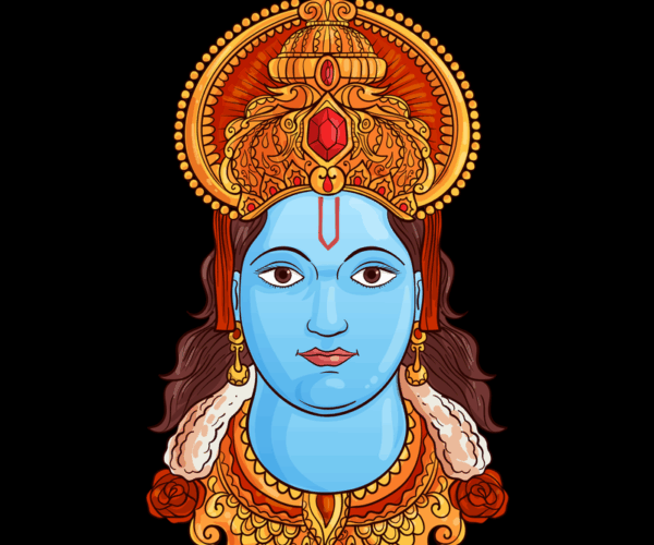 Lord Vishnu - Divine Portrait