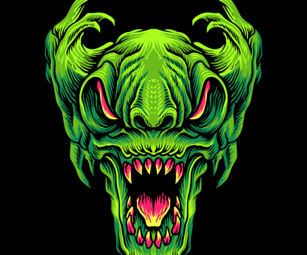 Green Horror - Open-Mouth Nightmare