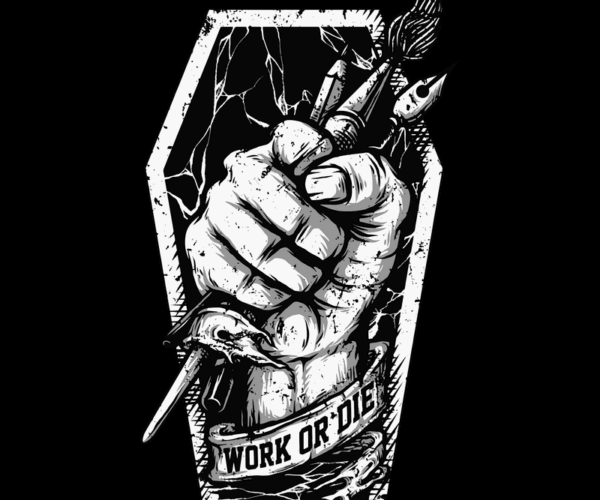 Artist's Ire - Dark Creative Design