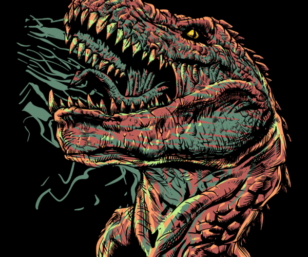 T-Rex - Colorful Roar