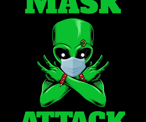 Alien Protester - Masked Rebellion