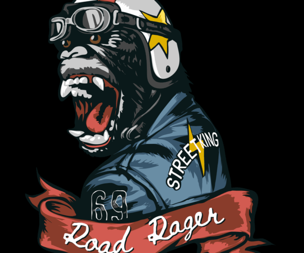 Road Rager - Gorilla Biker