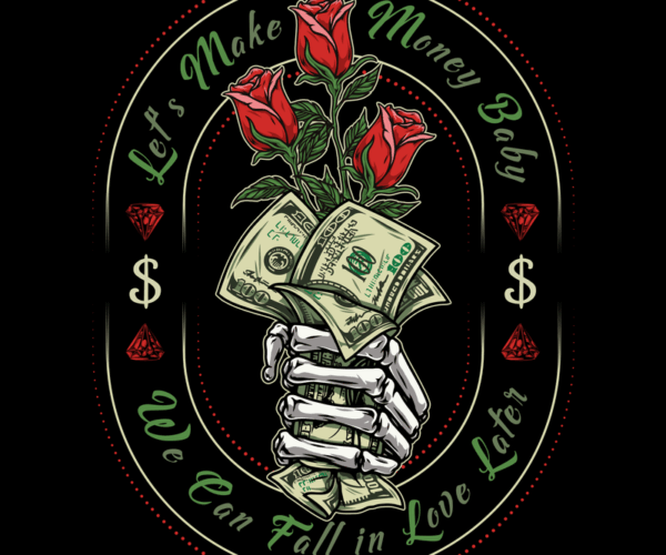 Skeletal Hand - Money Bouquet