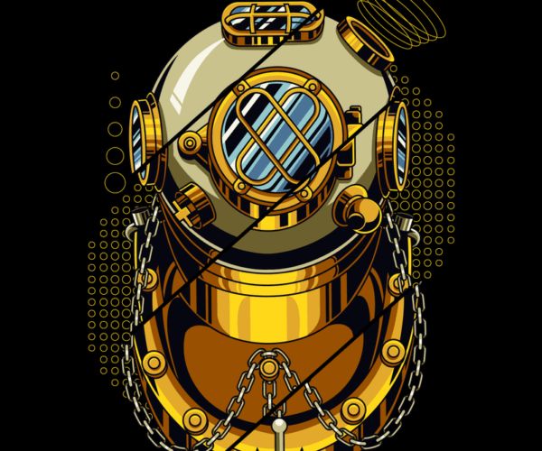 Diving Helmet - Vintage Aesthetics