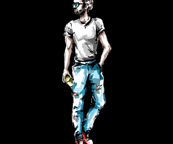 Fashion Sketch - Urban Style
