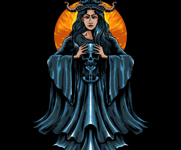 Horned Sorceress - Astral Gateway