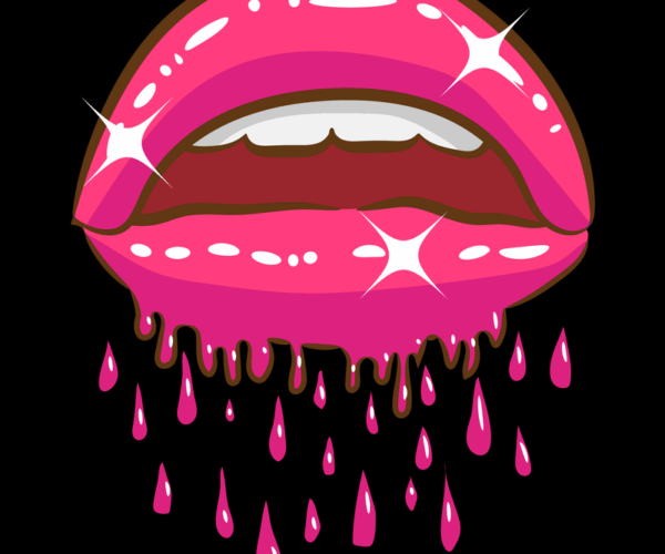 Dripping Lips - Pink Indulgence