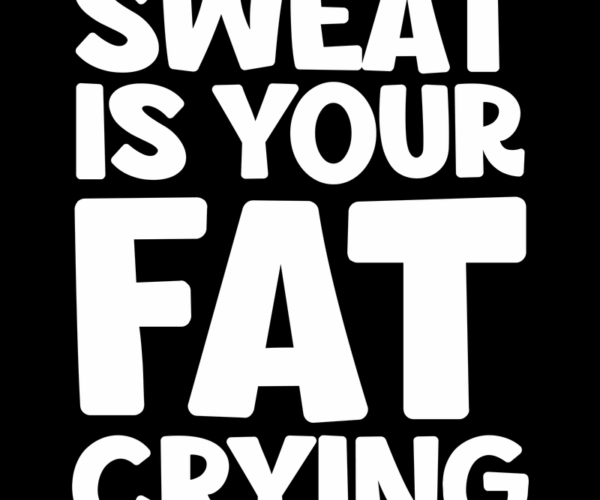 Sweat Tears - Bold Typography