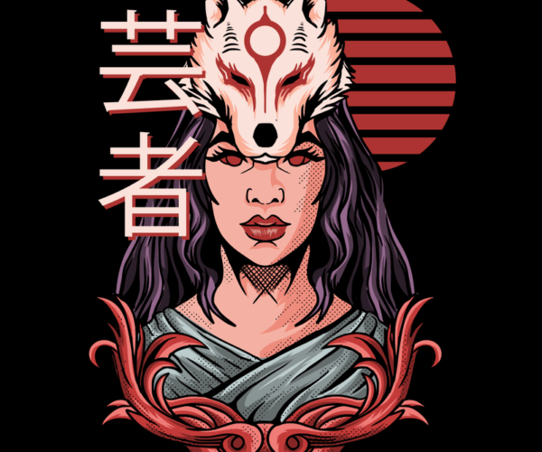 Kitsune Warrior - Guardian Spirit